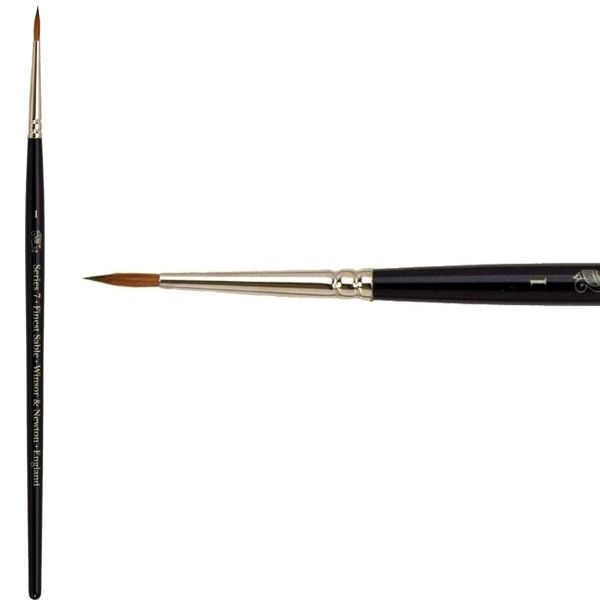 Winsor & Newton Series 7 Kolinsky Watercolor Brush 1 Round Jerry's