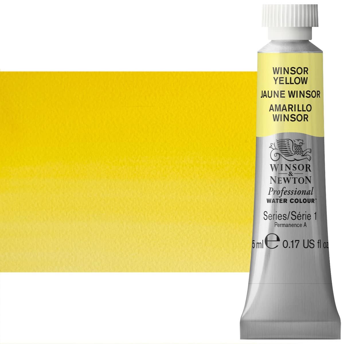 Winsor & Newton Professional Watercolor - Winsor Yellow, 5ml Tube