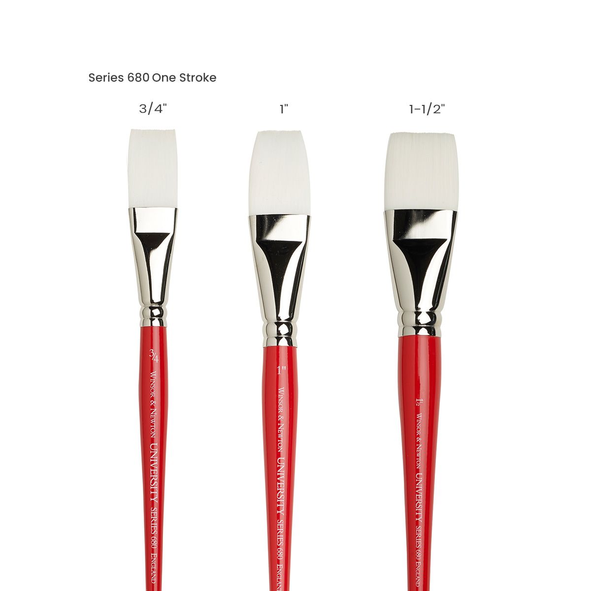 Series 680 One Stroke Brushes