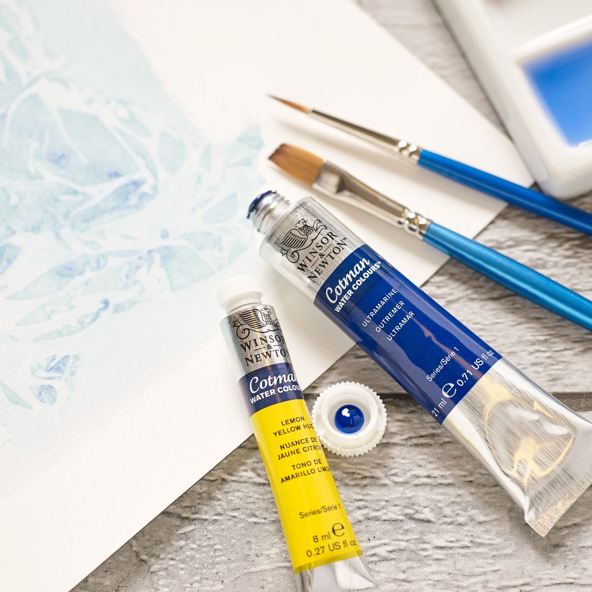 Winsor Newton Cotman Watercolor 8 Ml Tube Cobalt Blue Hue Jerry s 