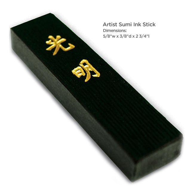 Yasutomo Black Sumi Ink Artist Stick SSB700
