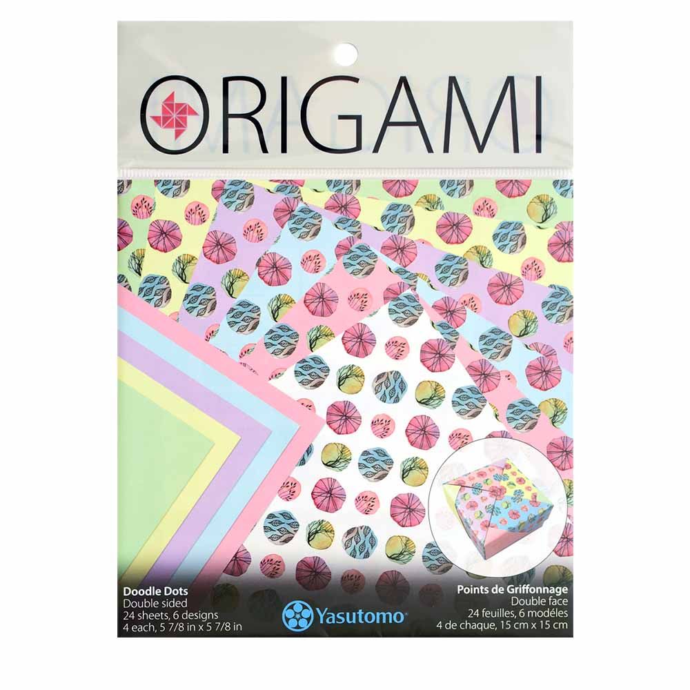 thumbnail image 2 of Yasutomo Origami Foil Paper - 18 Double-Sided Sheets In Assorted Colors With Instructions 2 of 14