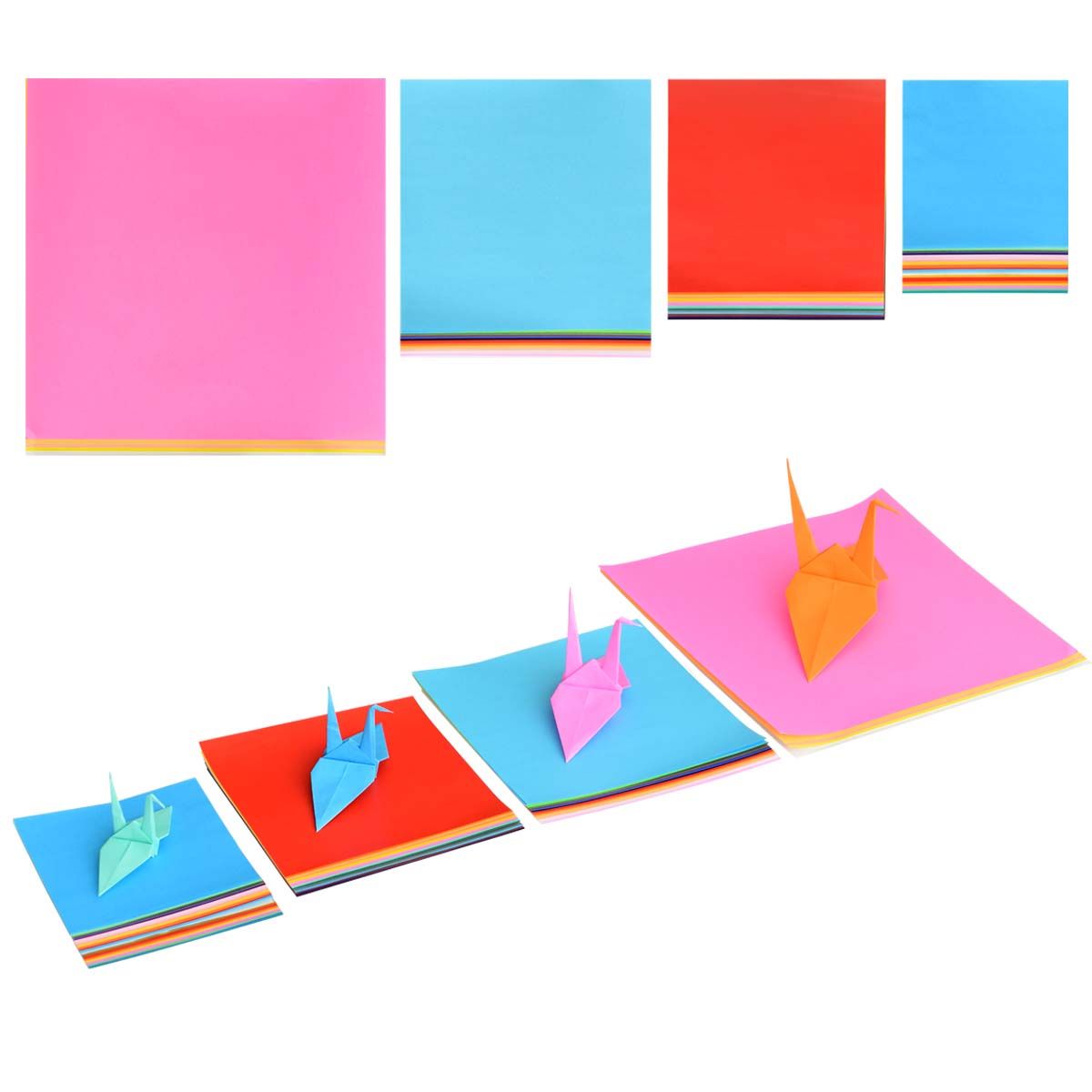Yasutomo Origami Paper Large Assorted Sizes/Colors (Pack of 55) Jerry