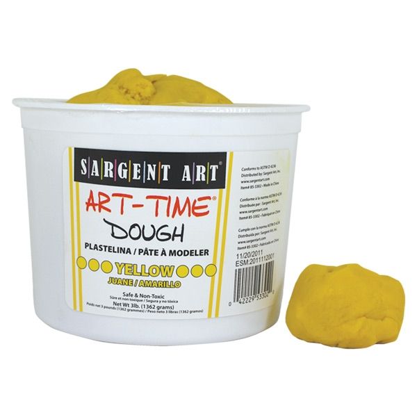 Sargent Art Art-Time Dough 3lb Yellow