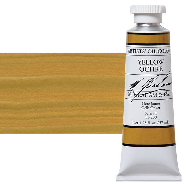 M. Graham Oil Color 37ml - Yellow Ochre