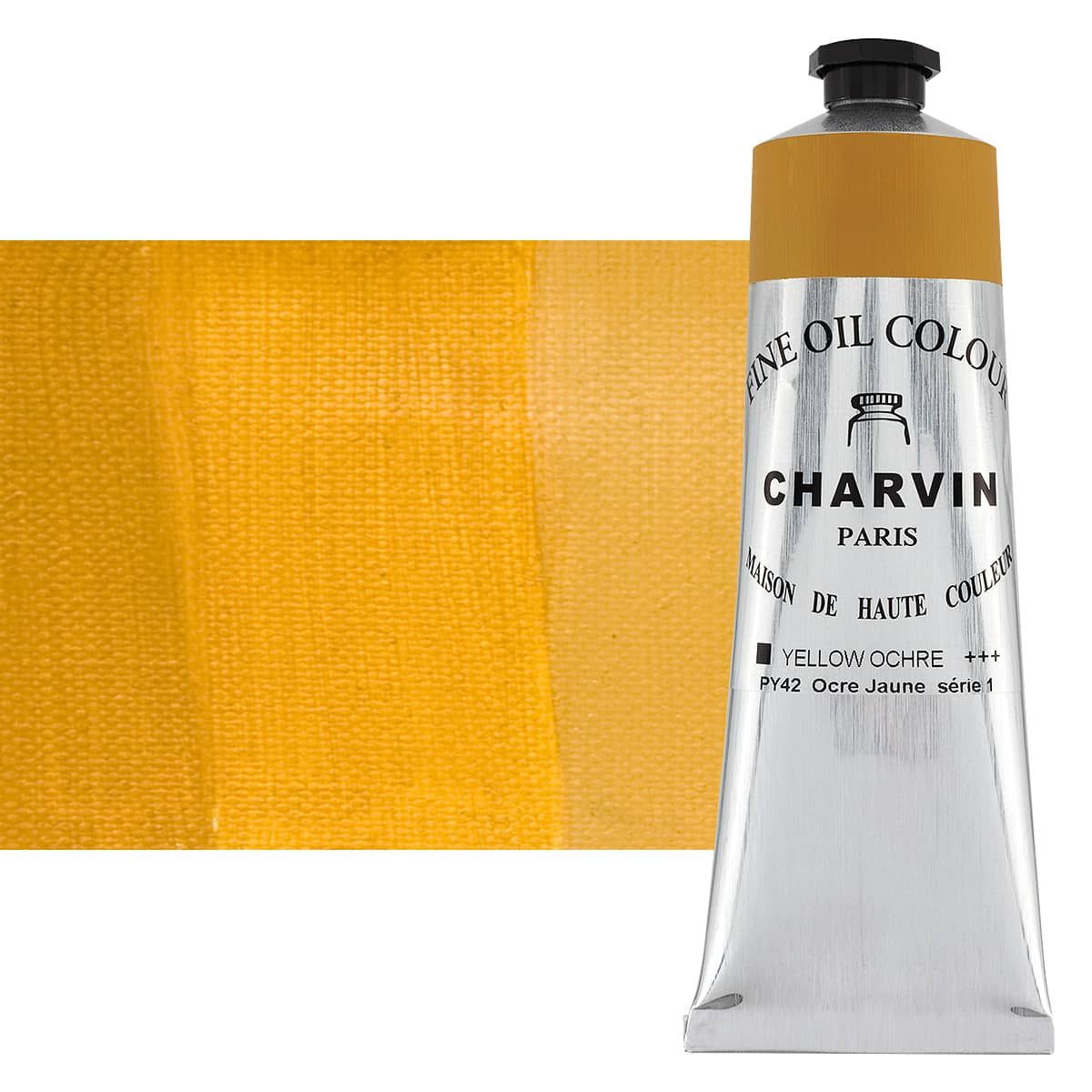 Charvin Fine Oil Paint, Yellow Ochre 150ml Jerry's Artarama