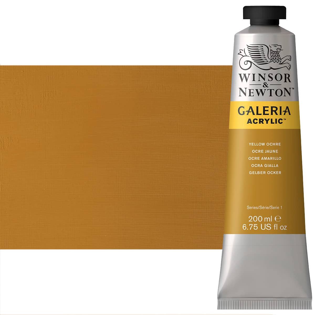 Winsor & Newton Galeria Flow Acrylic - Yellow Ochre, 200ml