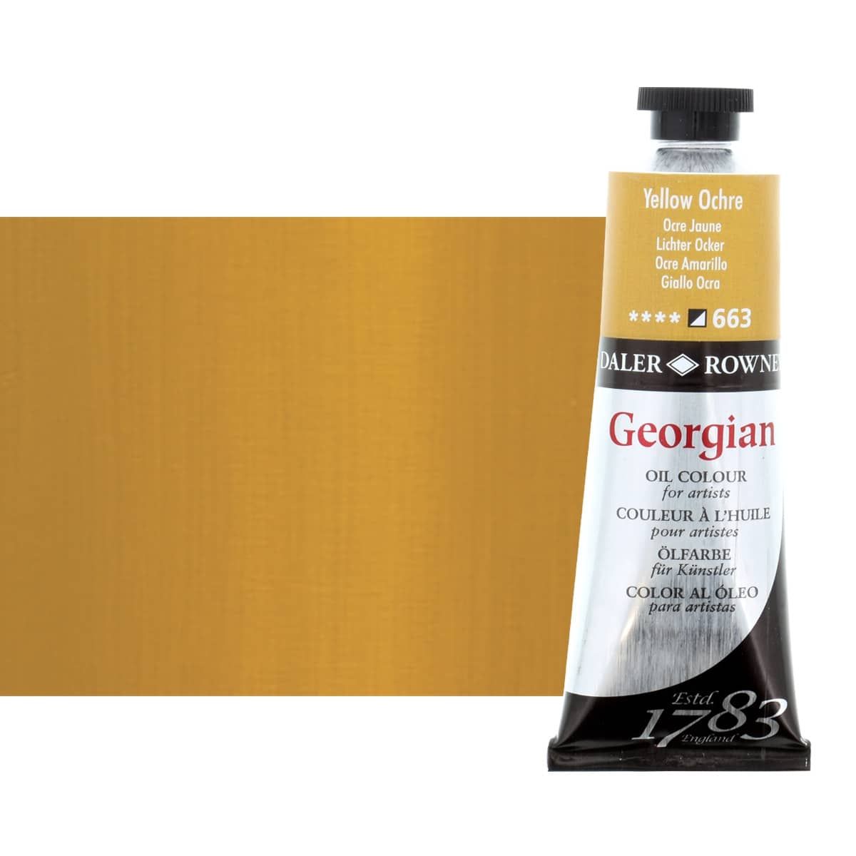 Daler-Rowney Georgian Oil Color 38ml Tube - Yellow Ochre