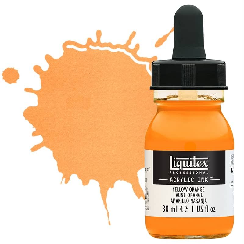 Liquitex Professional Acrylic Ink 30ml Bottle Yellow Orange