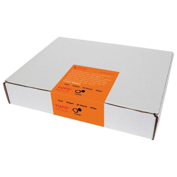 YUPO Medium Multimedia Paper 74 lb Bulk Pack of 50Sheets 11 x 14 in