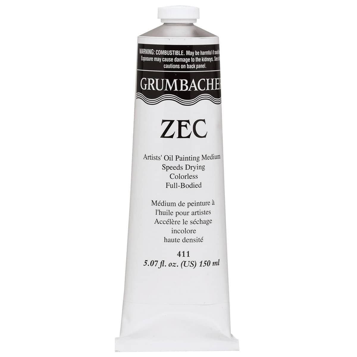 Grumbacher Pre-Tested ZEC Gel, 150 ml Tube