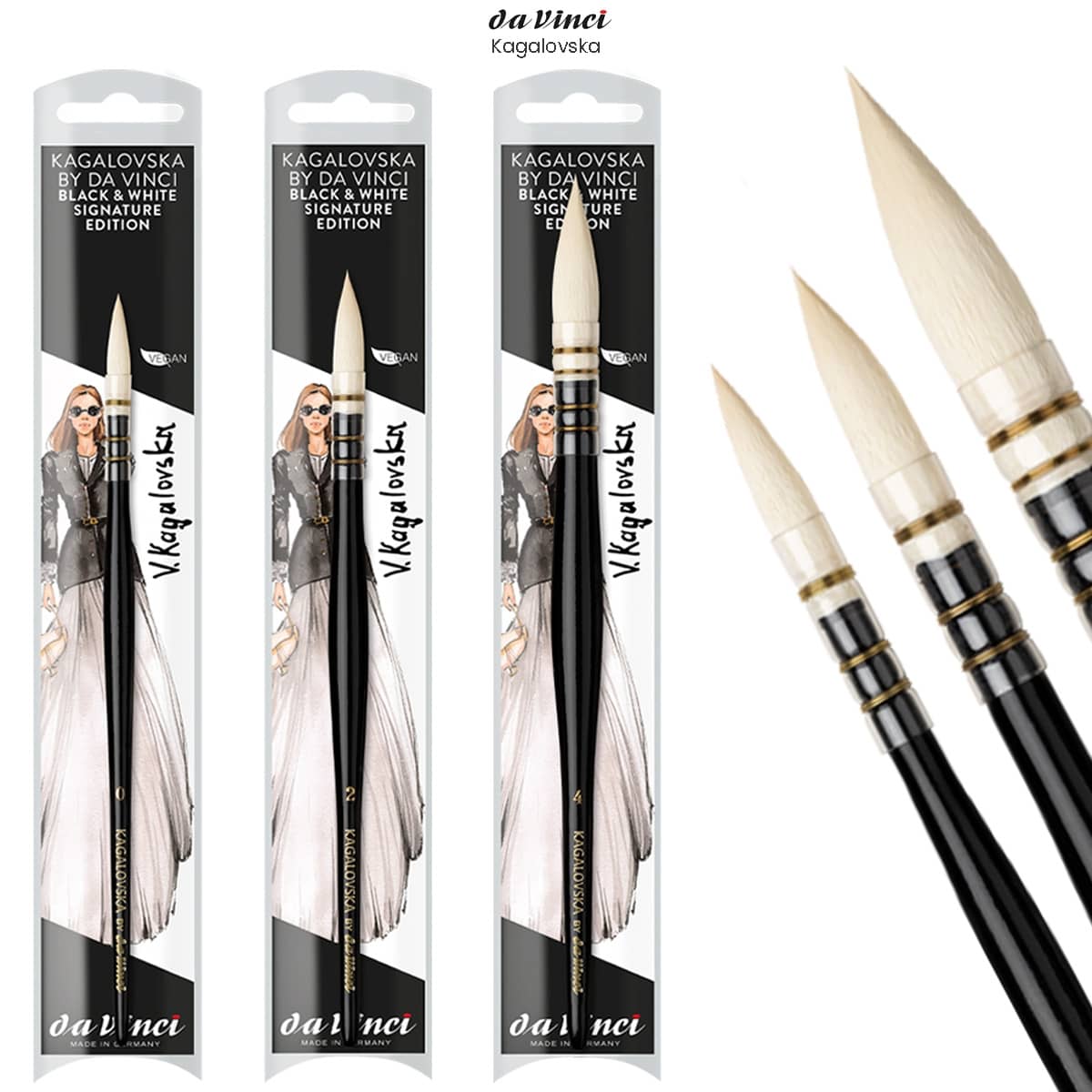 da Vinci Cosmotop Spin Synthetic Brushes & Sets