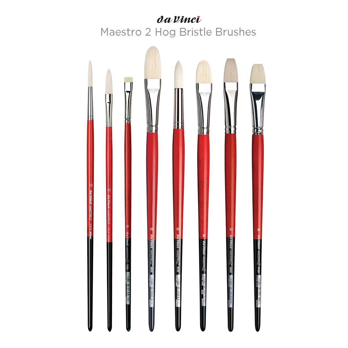 da Vinci Maestro Kolinsky Red Sable Watercolor Brushes