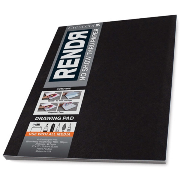 Buy one Crescent Rendr No Show Thru 11x14 Drawing pad and receive one (a $25.05 value)