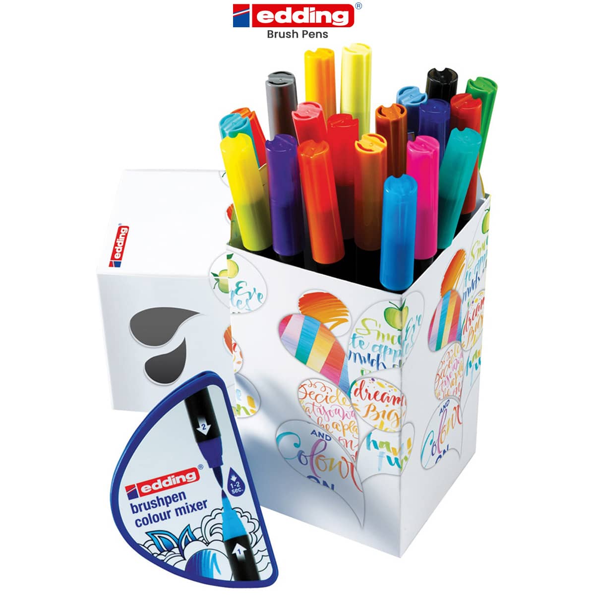 ETCHR Professional Colorful Drawing Pens - 16 Colorful Pens for Use as  Drawing and Calligraphy Pens - Quality Waterproof and Fadeproof Colorful  Artist