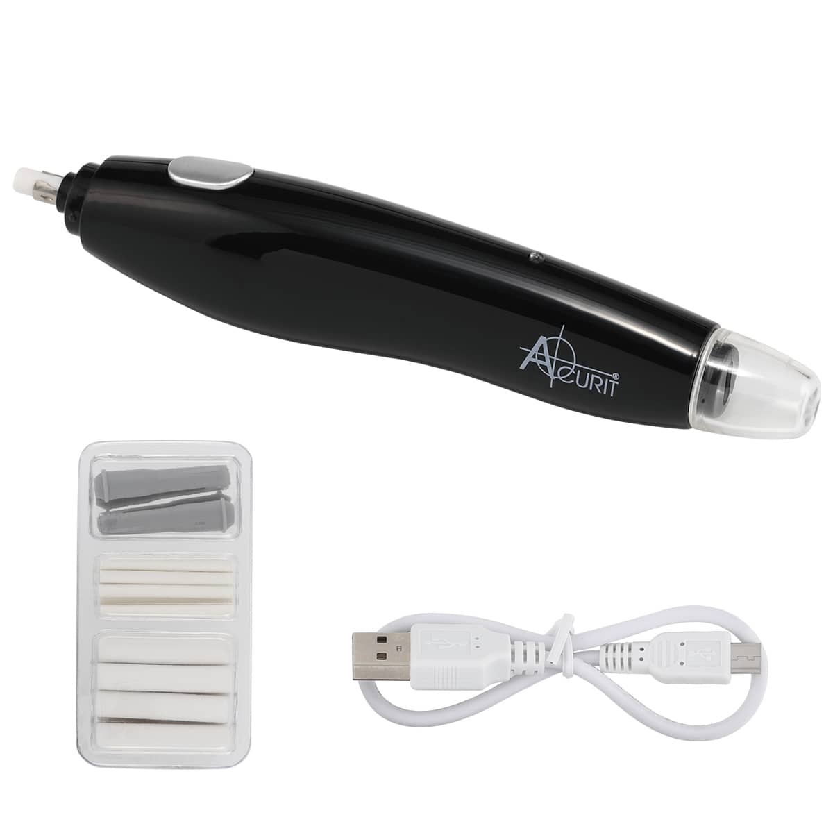 Acurit Eraser Rechargeable Electric Battery-Operated w/16 Refills