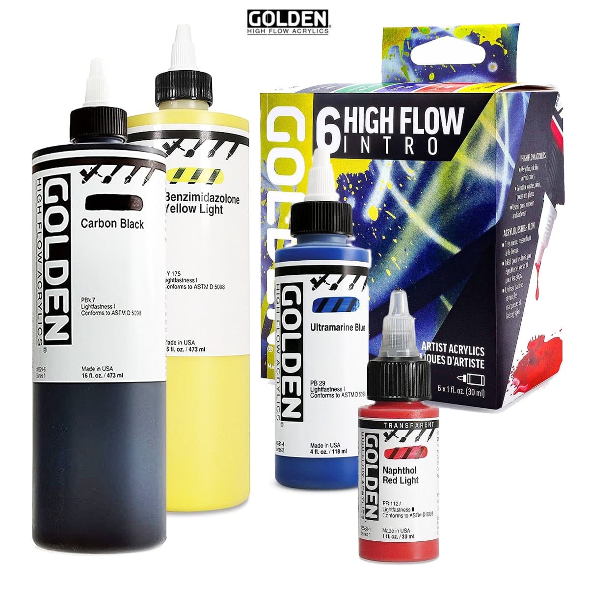 GOLDEN High Flow Acrylics