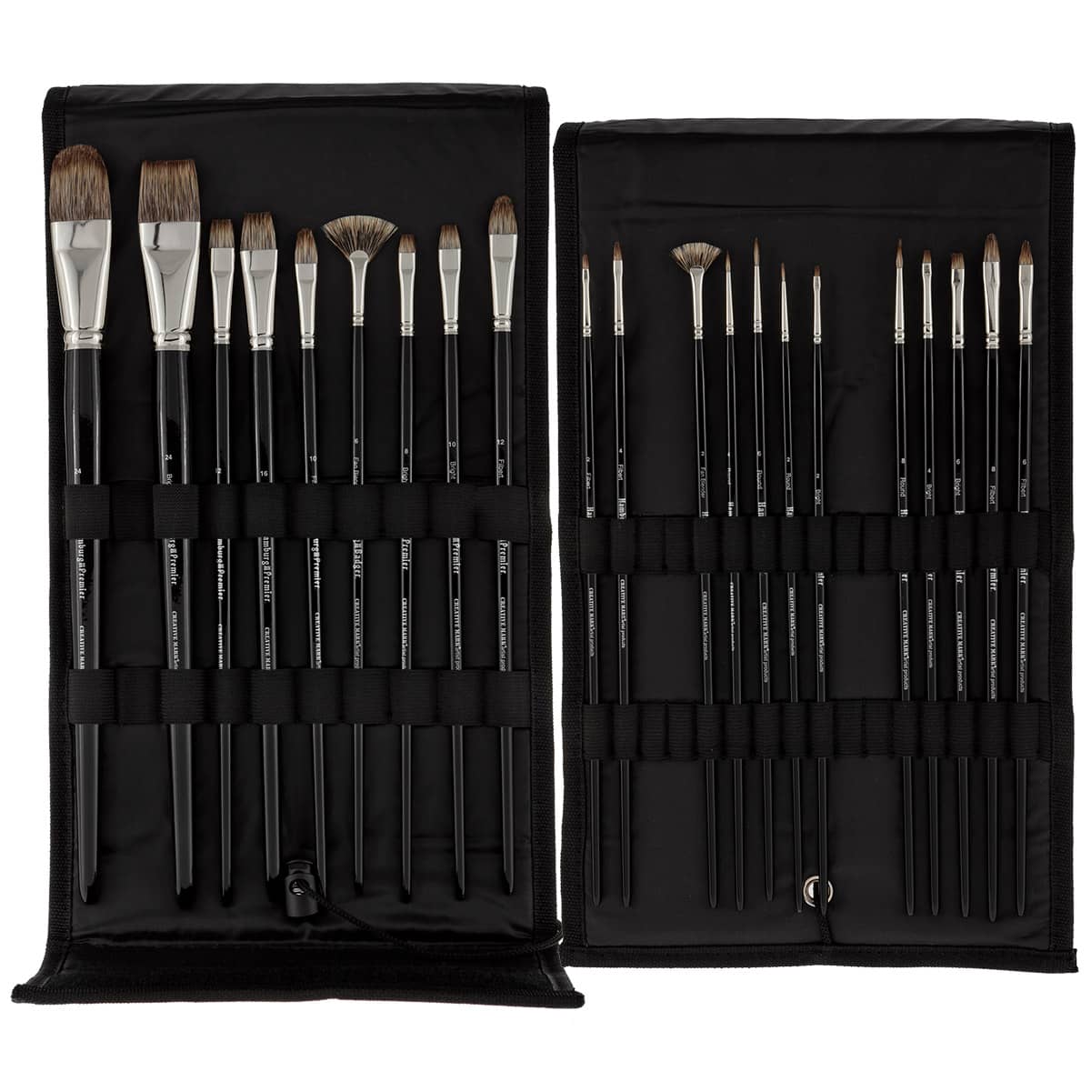 Hamburg Premier Studio Brush Set of 21 w/ Rockwell Brush Case