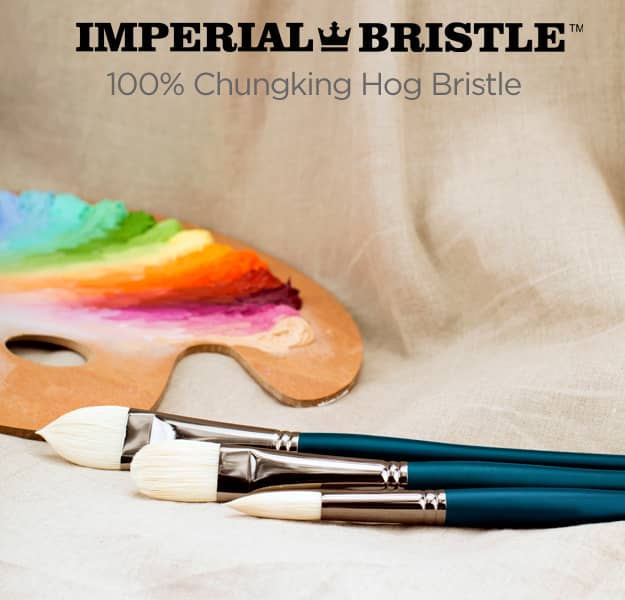 Imperial professional hog bristle brushes