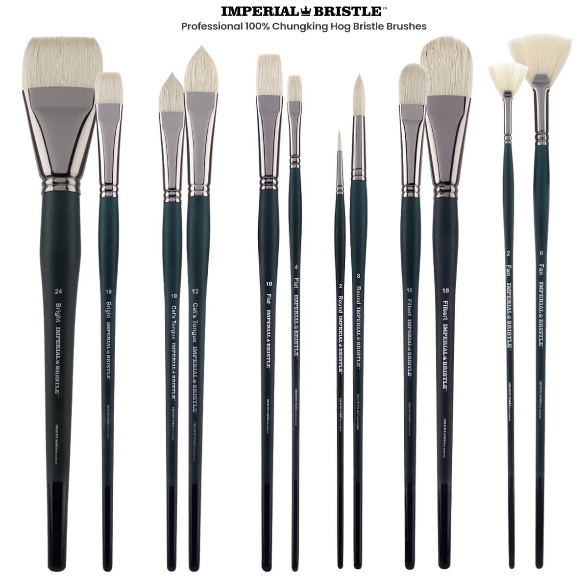 Imperial Professional Bristle Brushes By Creative Mark