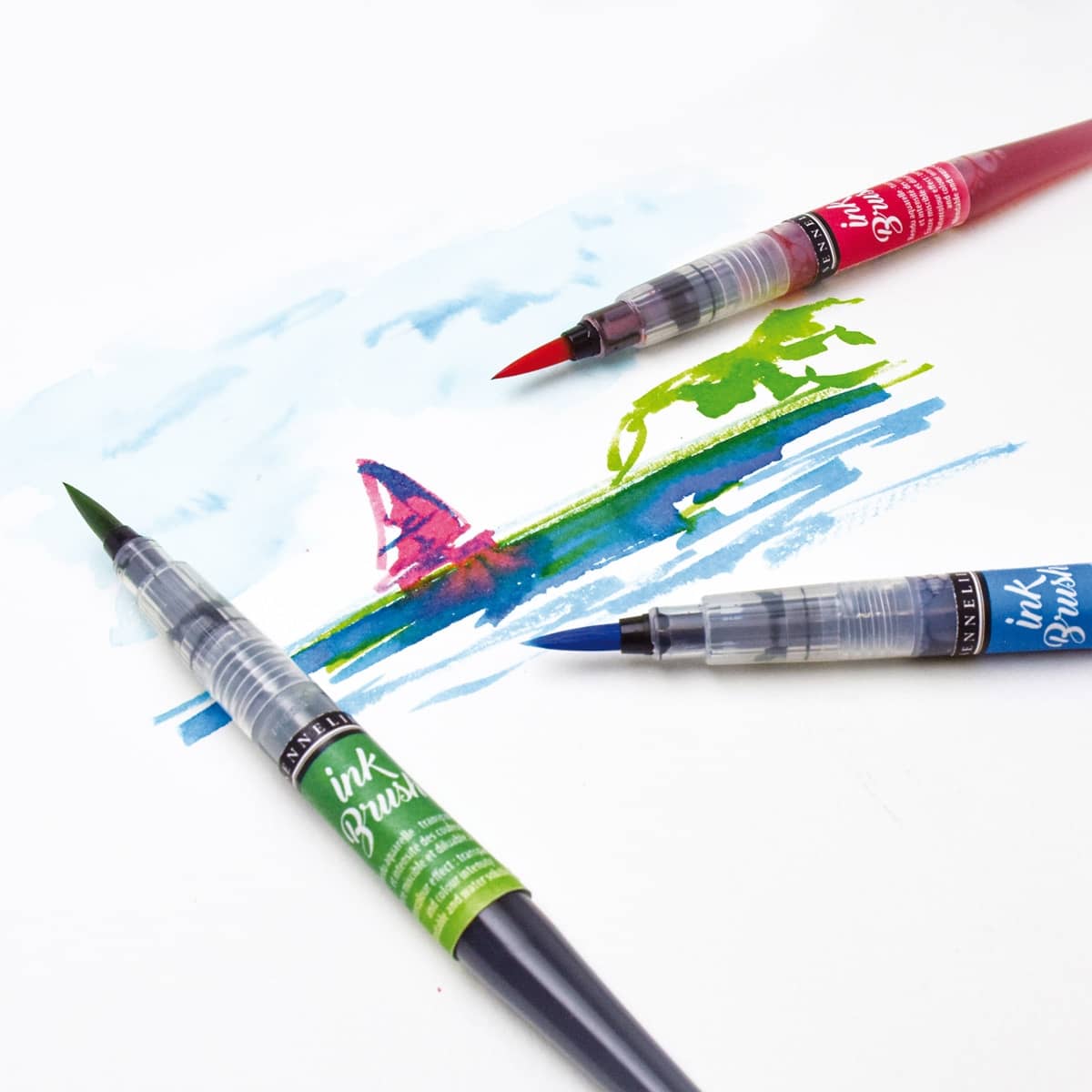 Sennelier Watercolor Ink Brush Pens beauty image