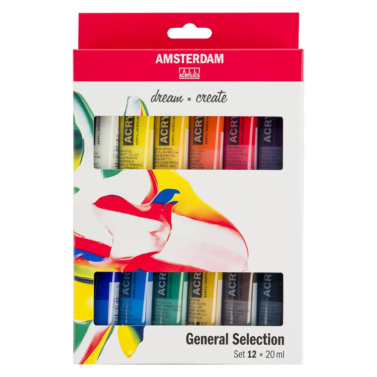Amsterdam Standard Acrylic - Intro 2 Set of 12, 20ml Tubes