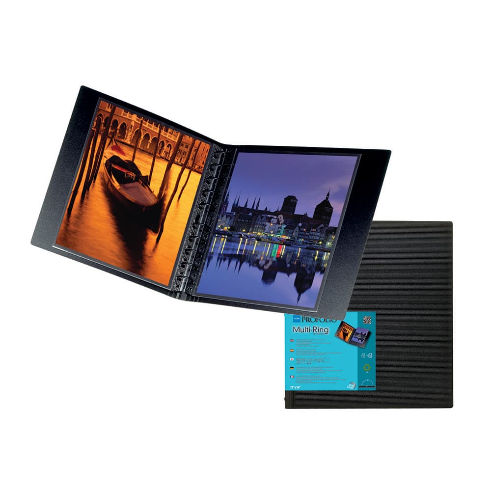  ProFolio by Itoya, Black Poster Binder, 24 x 36 inches : Office  Products