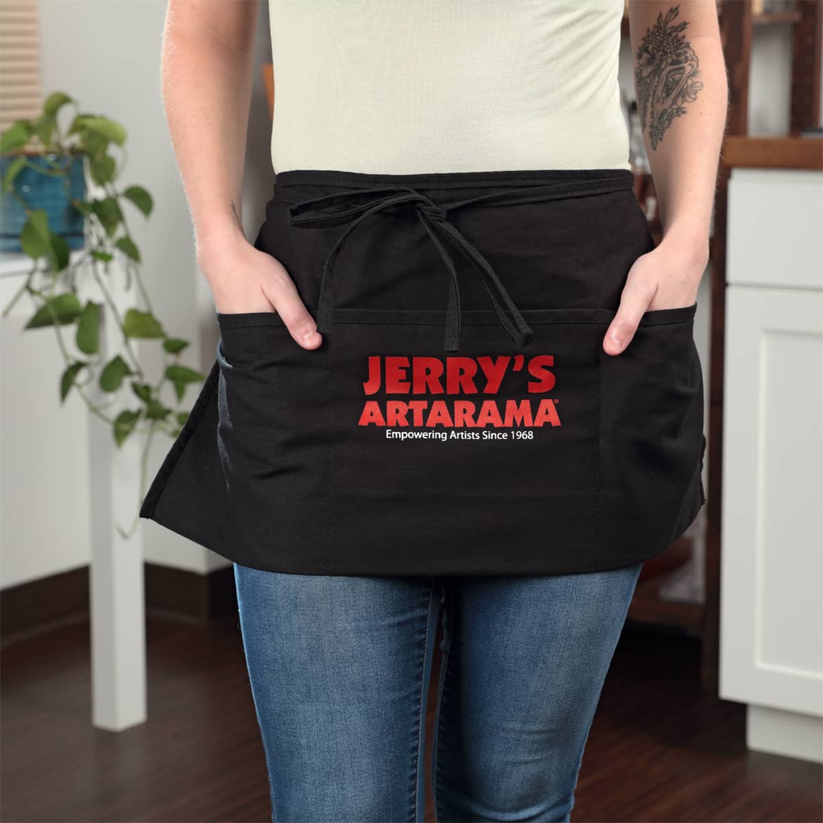 Jerry's Waist Apron Black with Pocket
