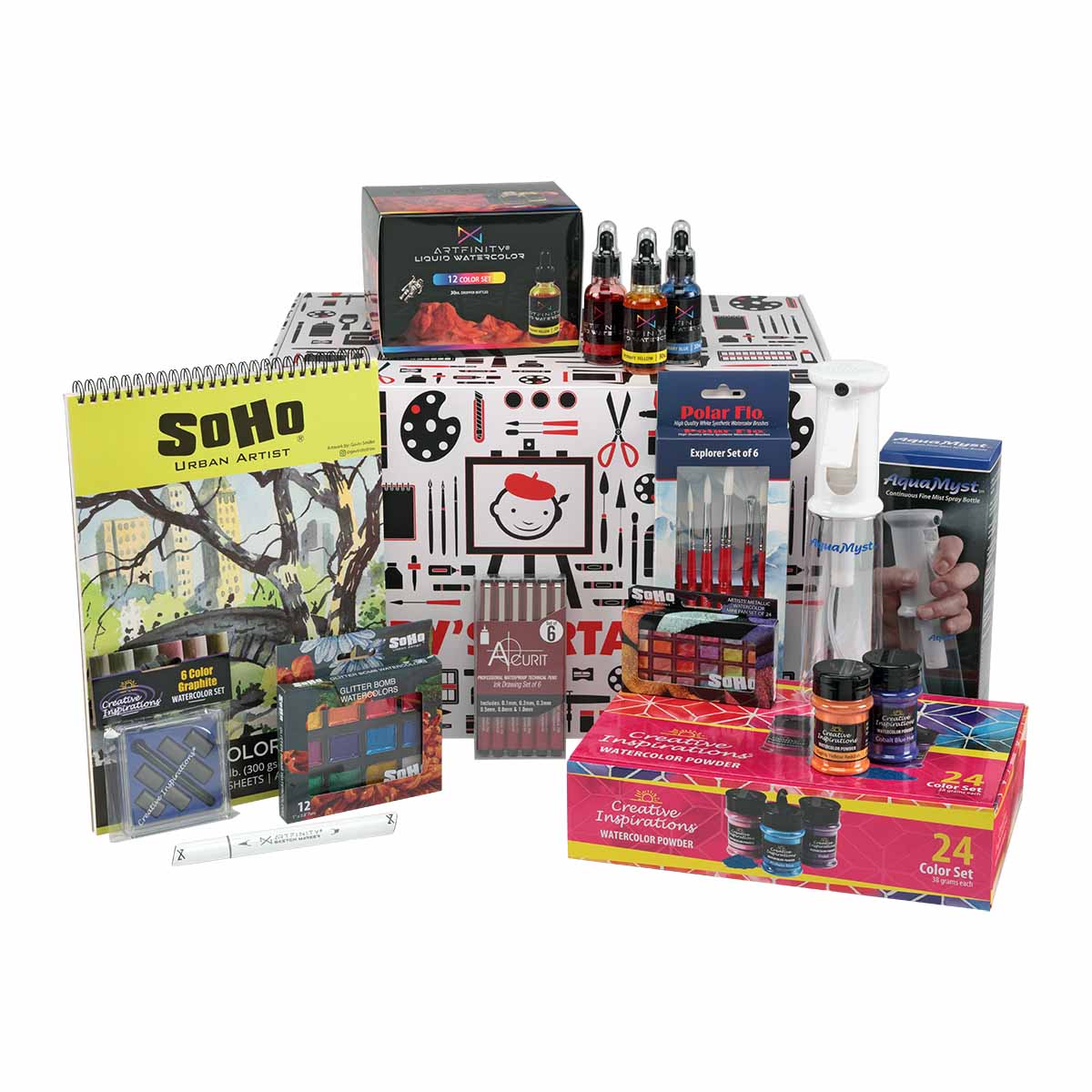 Jerry's Experimental Watercolor Gift Box Set