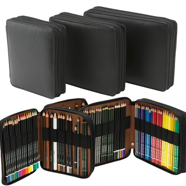 Soho Urban Artist Colored Pencil Easel Case - 120 Pencils Velcro