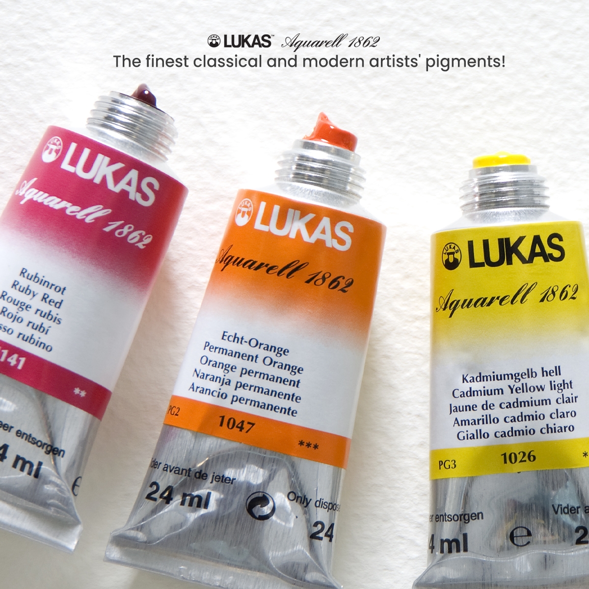 LUKAS Aquarell 1862 Artists' Watercolors