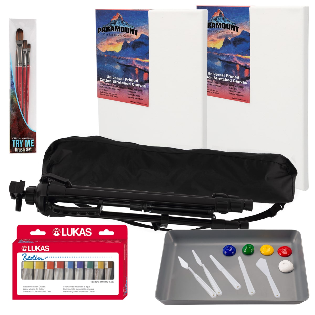 LUKAS Berlin Water Mixable Oil Painting Bundle