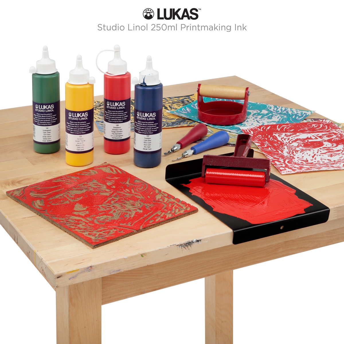 LUKAS Linol 250ml Printmaking Ink