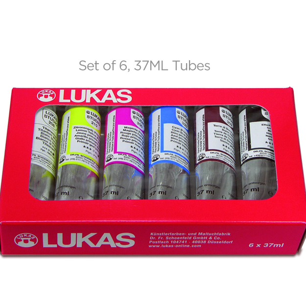 LUKAS Studio Oils Set of 6 37ml Tubes