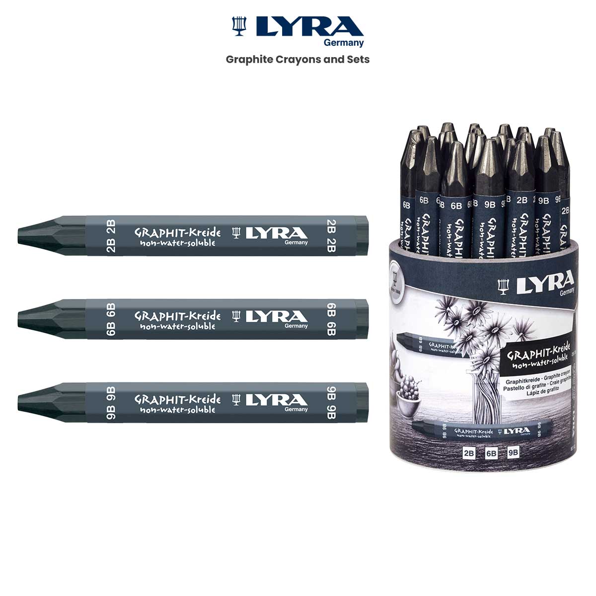 Lyra Graphite Crayons and Sets