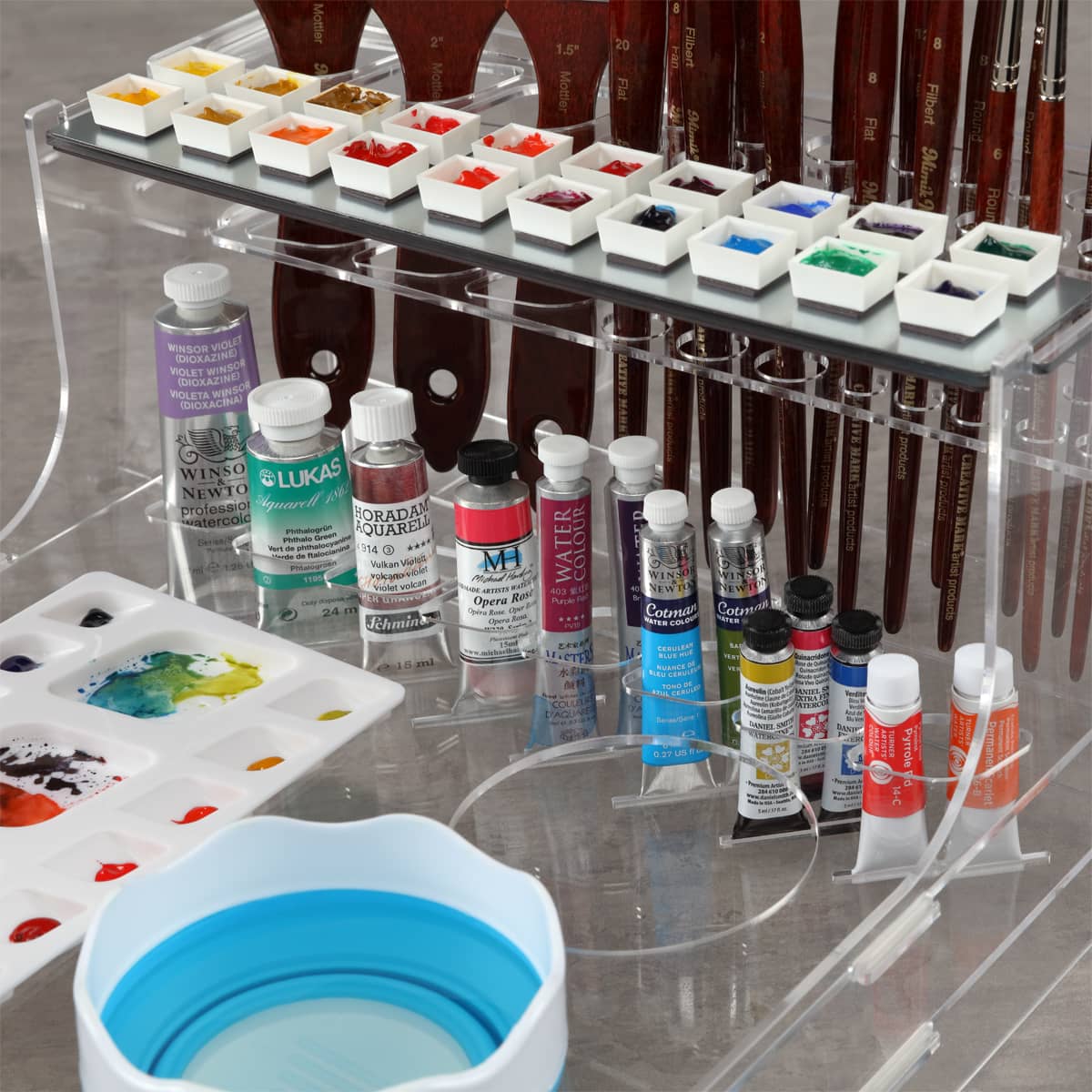 Mezzo Watercolor Studio Painting Station