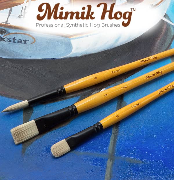 Mimik Hog Professional Synthetic Hog Bristle Brushes