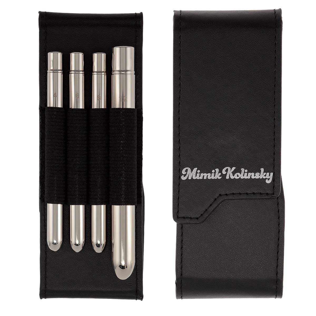 Mimik Kolinsky Sable Mini Deluxe Travel Brush Set of 4