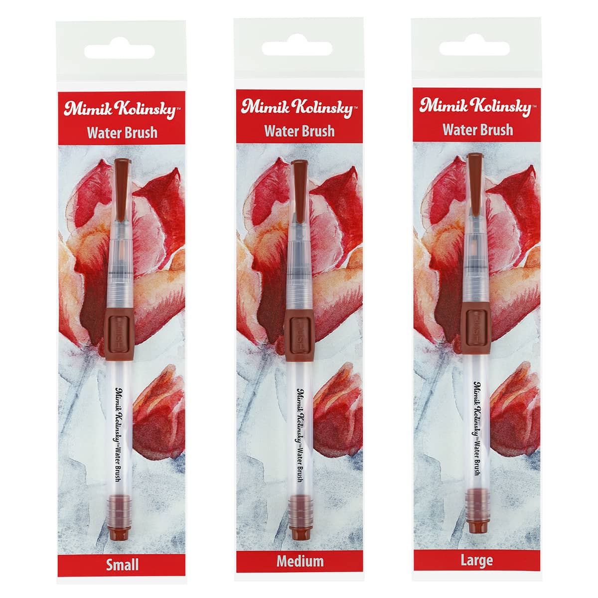 Mimik Kolinsky Synthetic Water Brushes