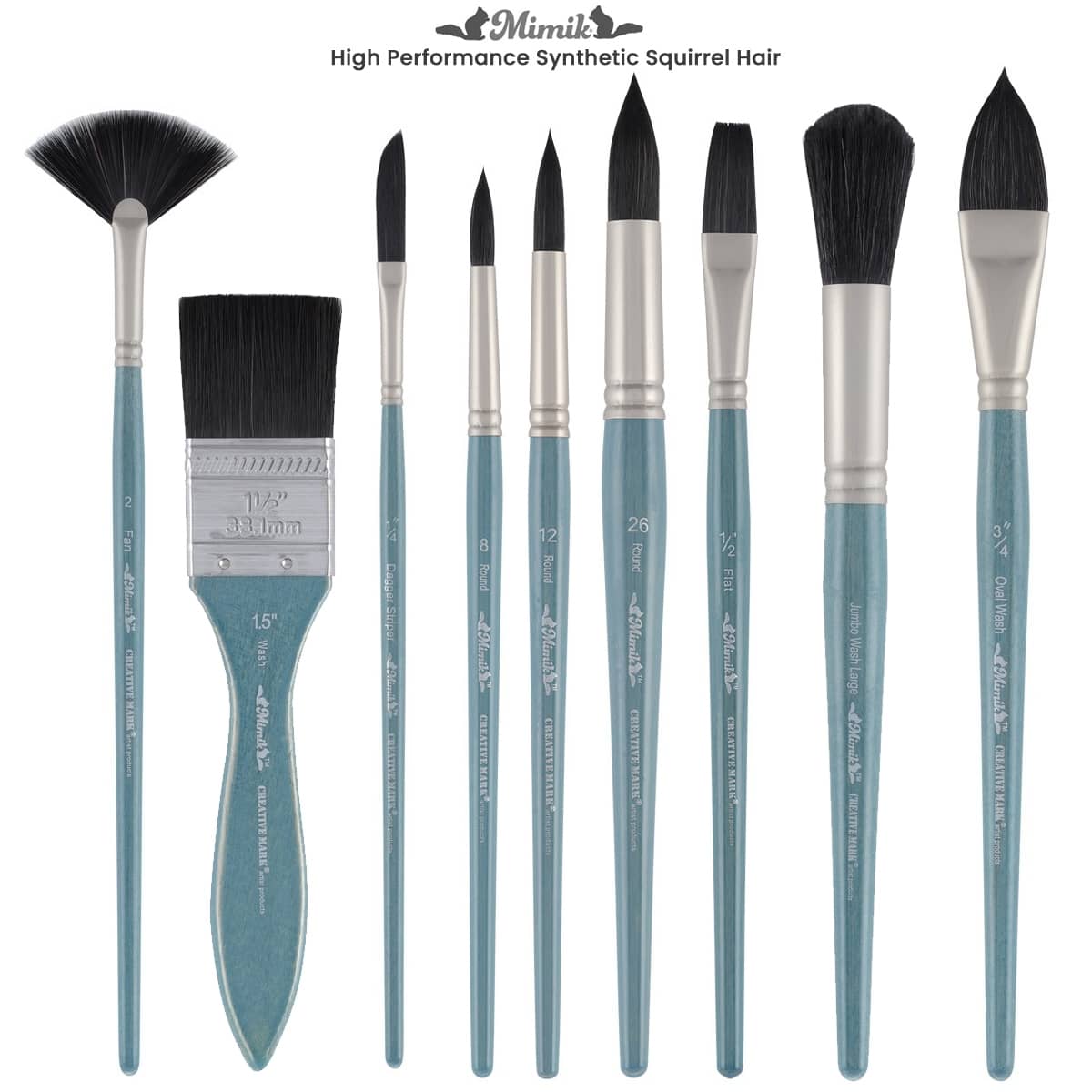 Synthetic Sable Brushes & Sets