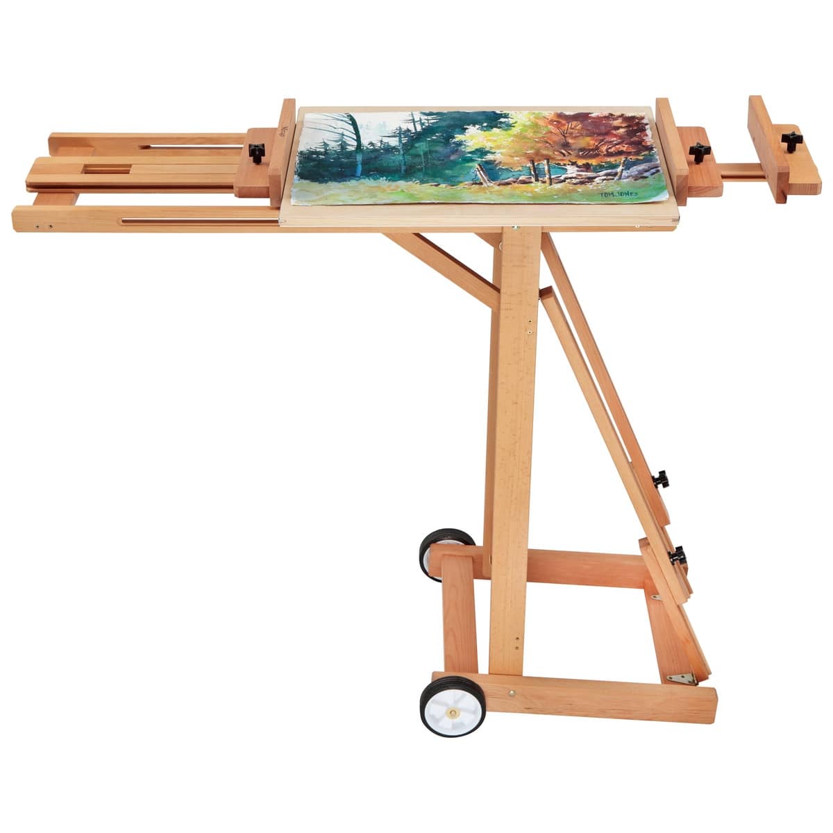 Mirage All Media Wood Studio Easel (Natural Finish)