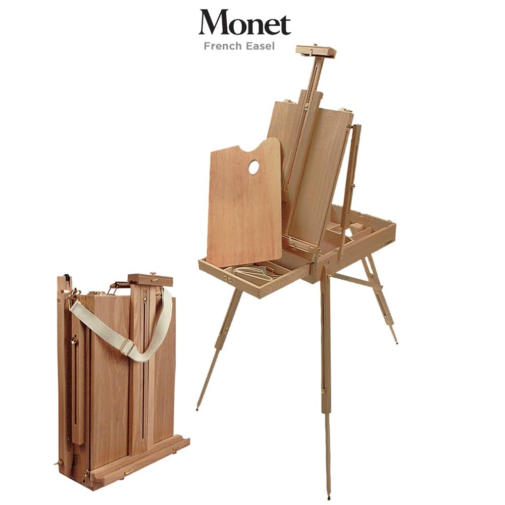 Monet French Easel with Carry Strap