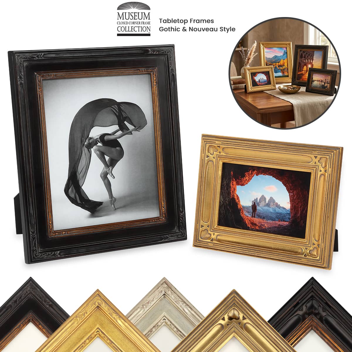 Museum Collection Tabletop Frames