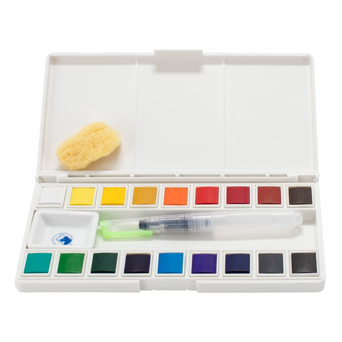Marie's Sketch and Go 18 Half Pan Watercolor Travel Set