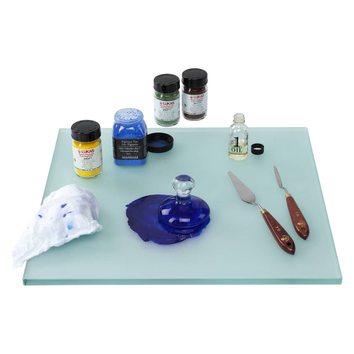 New York Central® Glass Mullers and Grinding Plates