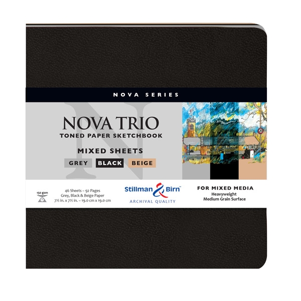 Stillman & Birn Nova Trio Series 7.5” x 7.5” Softbound Square Sketchbook