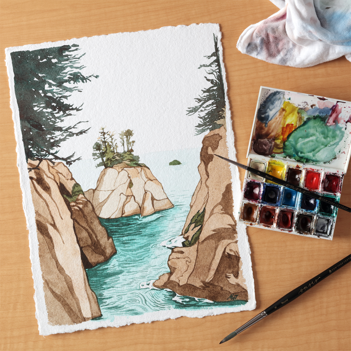 Featured Video - New York Central Handmade Watercolor Paper