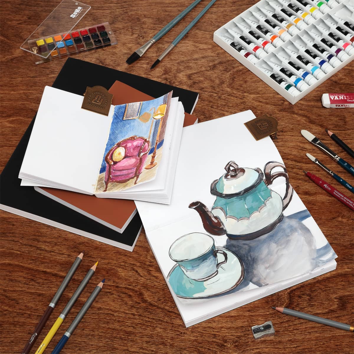 New York Central Mixed Media Journals