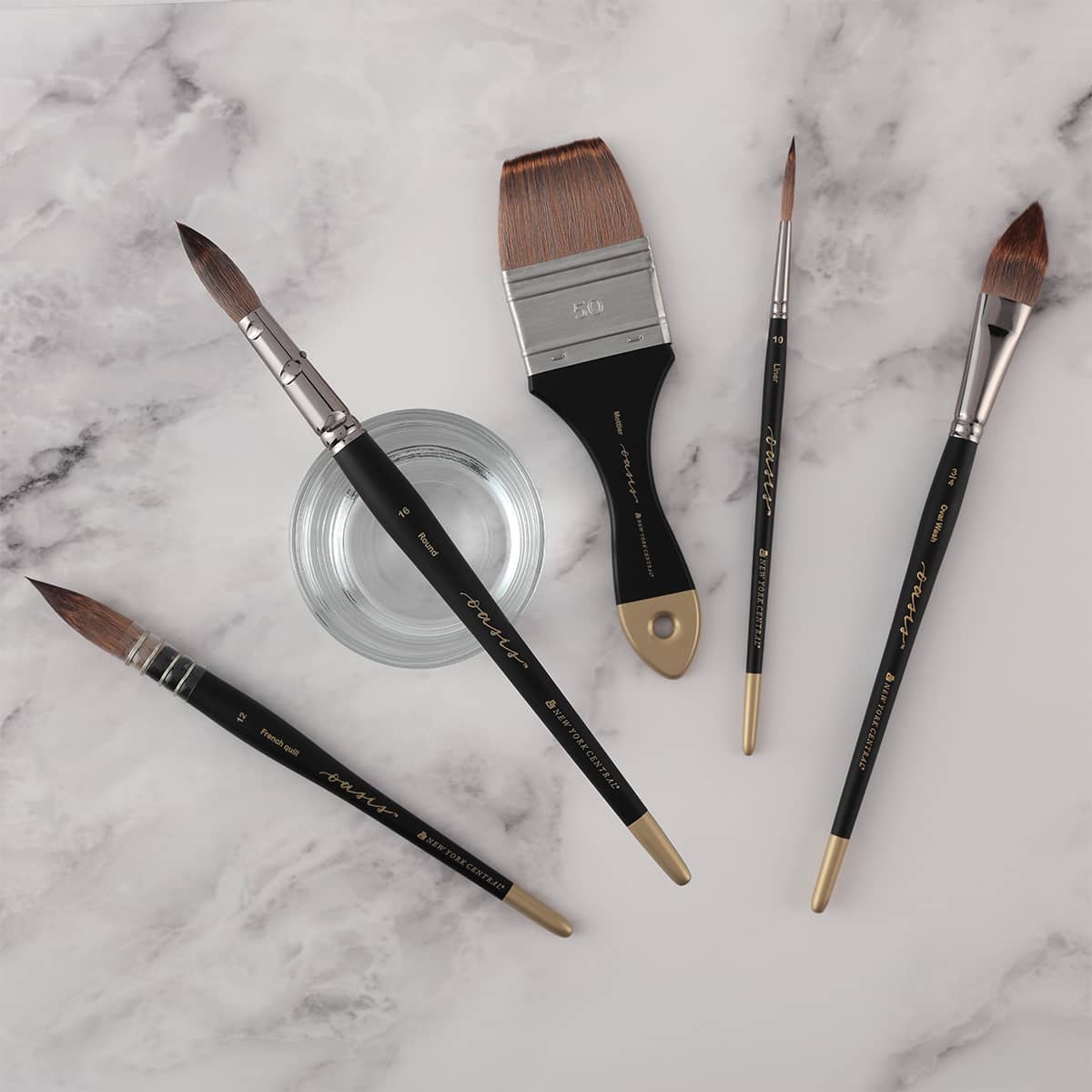 New York Central Oasis Synthetic Watercolor Brushes