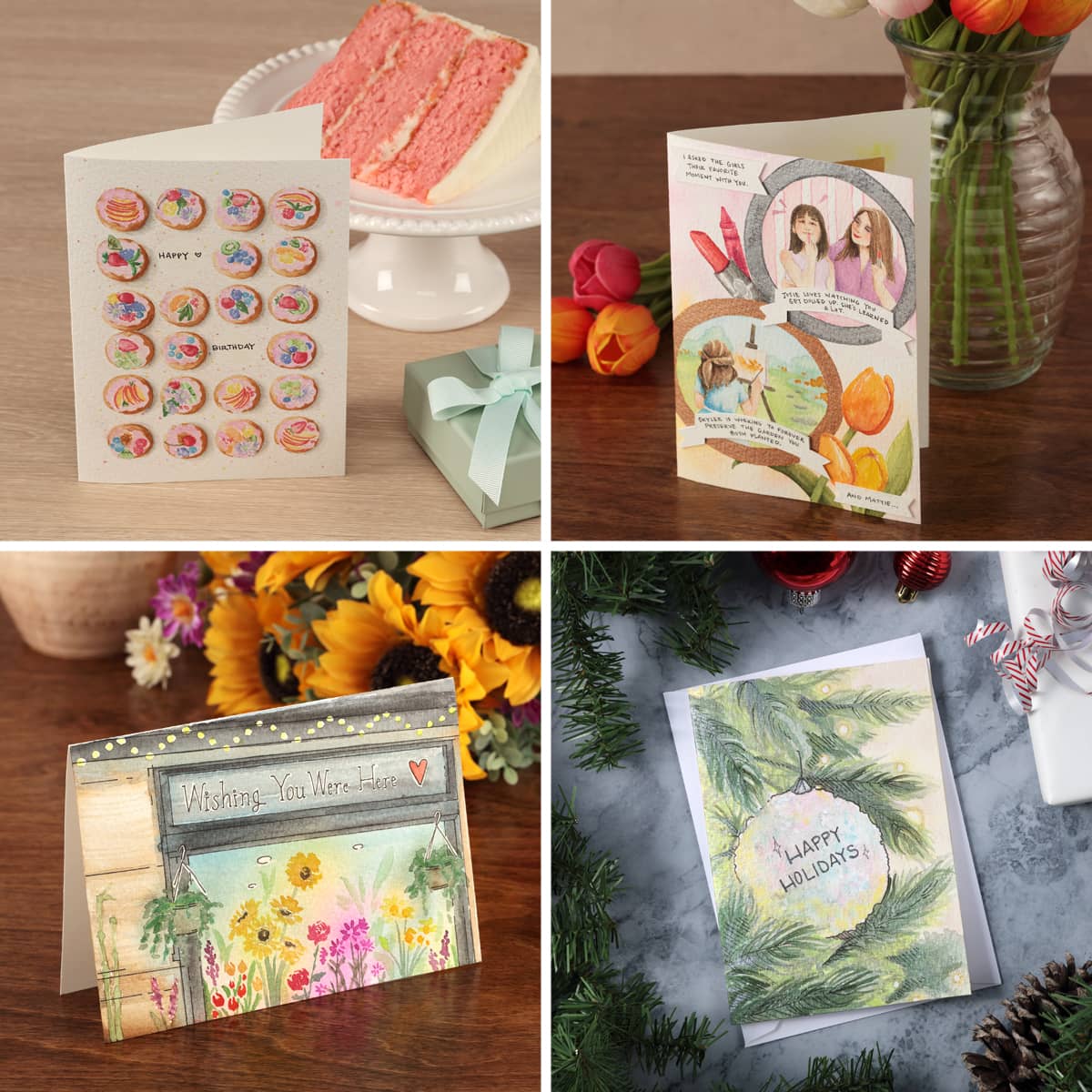 New York Central Watercolor Greeting Cards are great for any occasion